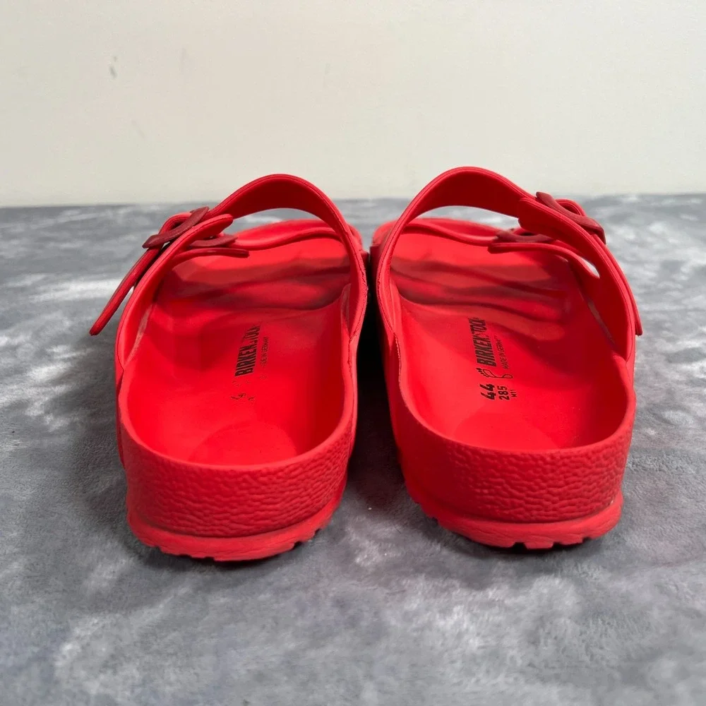 Birkenstock Arizona Essentials Eva Sandals Mens US 11 EU 44 Red Buckle Slip Ons